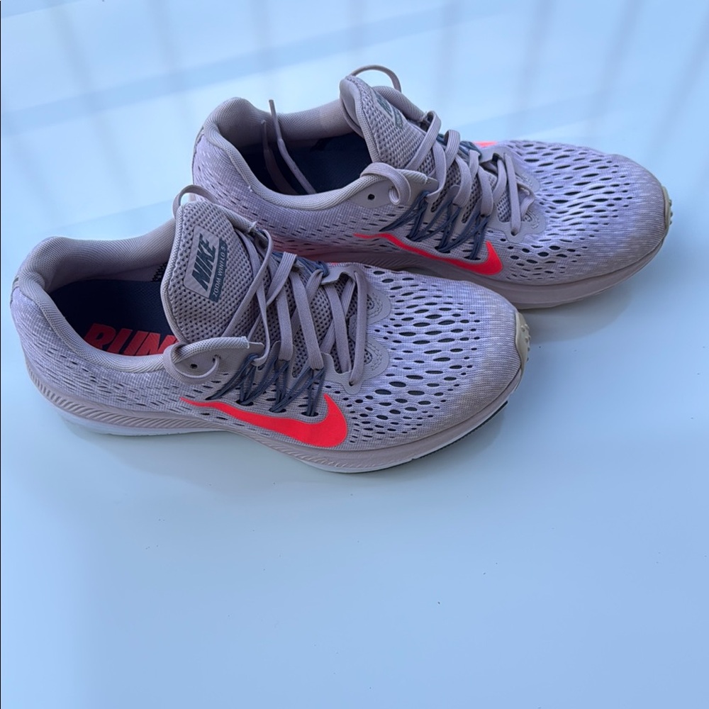 Nike Purple and Pink Sneakers Breathable Mesh Design